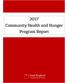 2017 Community Health and Hunger Program Report