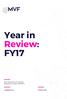 Year in Review: FY17. MVF (Marketing VF Limited) Registered number