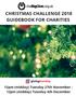 CHRISTMAS CHALLENGE 2018 GUIDEBOOK FOR CHARITIES