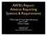AATB s Report: Adverse Reporting Systems & Requirements