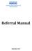Referral Manual September 2012