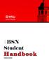 thebsn Student Handbook