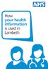 How your health information is used in Lambeth