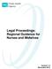Legal Proceedings: Regional Guidance for Nurses and Midwives
