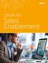 ON24 for. Sales Enablement