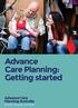Advance Care Planning: Getting started