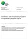 Readiness and Preparatory Support Programme: progress report