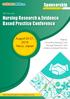 Nursing Research & Evidence Based Practice Conference