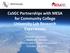 CaSGC Partnerships with MESA for Community College University Lab Research Experiences