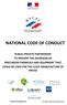 NATIONAL CODE OF CONDUCT