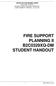 FIRE SUPPORT PLANNING II B2C0329XQ-DM STUDENT HANDOUT