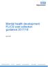 Mental health development PLICS cost collection guidance 2017/18