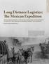 Long Distance Logistics: The Mexican Expedition