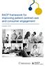 RACP framework for improving patient centred care and consumer engagement. October 2016