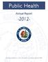Public Health Annual Report. Assuring conditions in which all people can achieve optimal health