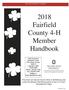 2018 Fairfield County 4-H Member Handbook