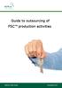 Guide to outsourcing of FSC production activities