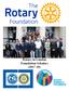 Rotary in London Foundation Scholars ( )