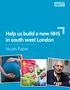 Help us build a new NHS in south west London. Issues Paper