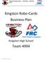 Kingston Robo-Cards Business Plan