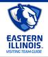 WELCOME TO EASTERN DIRECTIONS TO EIU ATHLETIC CAMPUS DRIVING INFO ARRIVING BY AIR. EIUpanthers.com