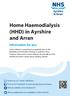 Home Haemodialysis (HHD) in Ayrshire and Arran