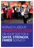 NORWICH LABOUR MANIFESTO On your side for a