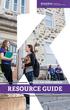 HOUSING AND DINING SERVICES RESOURCE GUIDE
