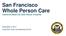 San Francisco Whole Person Care California Medi-Cal 2020 Waiver Initiative