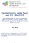 Equality Outcomes Update Report April 2016 March 2018