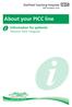 About your PICC line. Information for patients Weston Park Hospital
