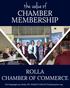 the value of CHAMBER MEMBERSHIP ROLLA CHAMBER OF COMMERCE 1311 Kingshighway Rolla, MO rollachamber.org