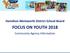 Hamilton-Wentworth District School Board FOCUS ON YOUTH 2018