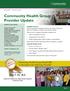 Community Health Group Provider Update