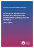 Australian Nursing And Midwifery Federation REVIEW OF REGISTERED NURSE ACCREDITATION STANDARDS CONSULTATION PAPER 2 JULY 2018