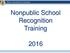 Nonpublic School Recognition Training