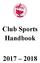 Club Sports Handbook