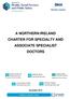 A NORTHERN IRELAND CHARTER FOR SPECIALTY AND ASSOCIATE SPECIALIST DOCTORS