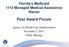 Florida s Medicaid 1115 Managed Medical Assistance Waiver Post Award Forum