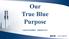 Our True Blue Purpose CHAPTER TRAINING FEBRUARY 2017