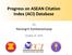 Progress on ASEAN Citation Index (ACI) Database