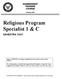 Religious Program Specialist 1 & C