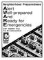 Alert Well-prepared And Ready for Emergencies