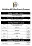 RMASFAA 2018 Conference Program