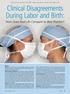 Clinical Disagreements During Labor and Birth:
