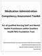 Medication Administration Competency Assessment Toolkit