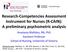 Research-Competencies Assessment Instrument for Nurses (R-CAIN): A preliminary psychometric analysis