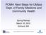 PCMH: Next Steps for UMass Dept. of Family Medicine and Community Health