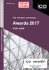 Yorkshire and Humber Awards. #ICEYHAwards. ICE Yorkshire and Humber. Awards Entry pack. Institution of Civil Engineers