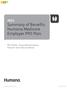 2014 Summary of Benefits Humana Medicare Employer PPO Plan. PPO 079/090 - Nongrandfathered Retiree Freescale TM Semiconductors Retirees